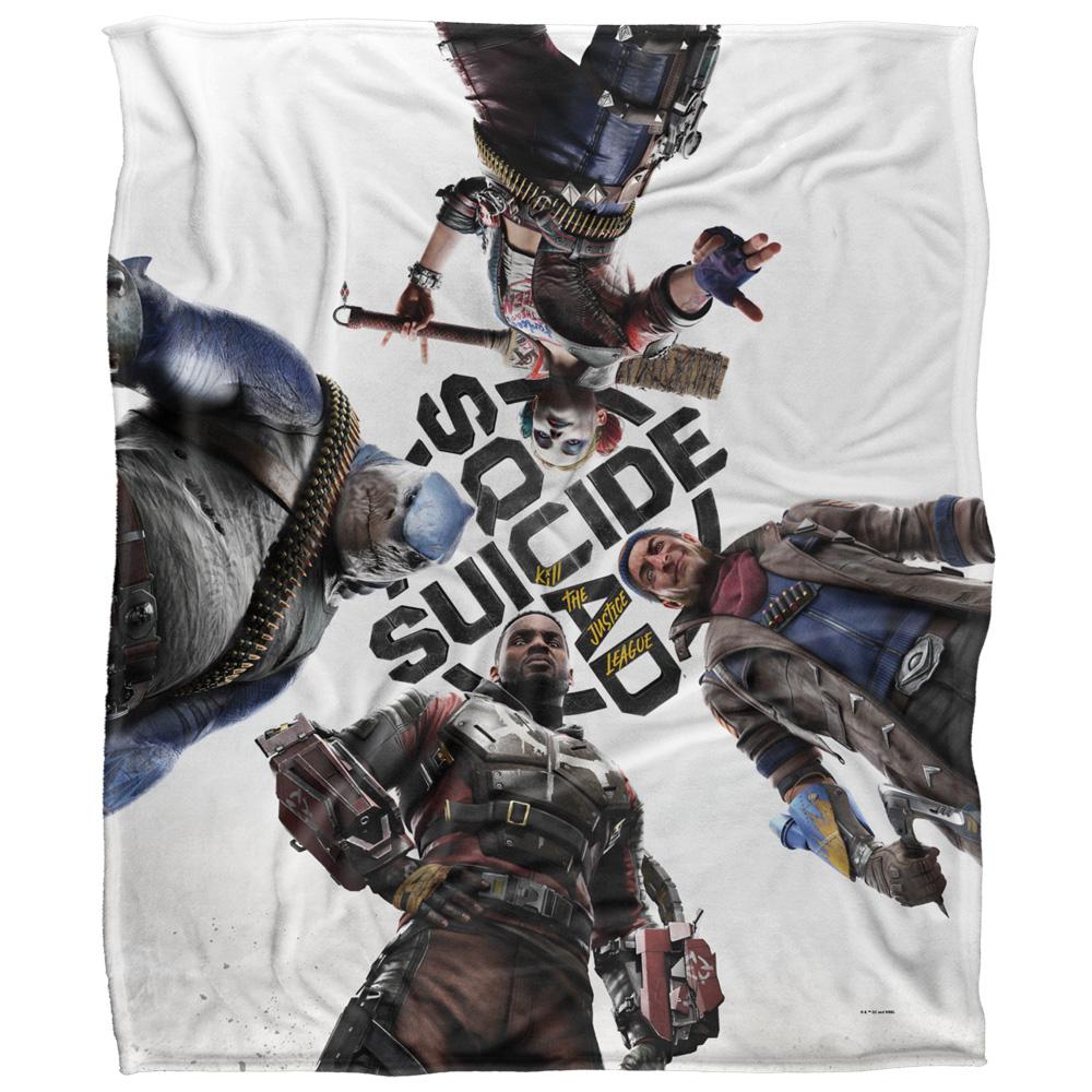 Multicoloured - Back - Suicide Squad Kill The Justice League Group Shot Blanket