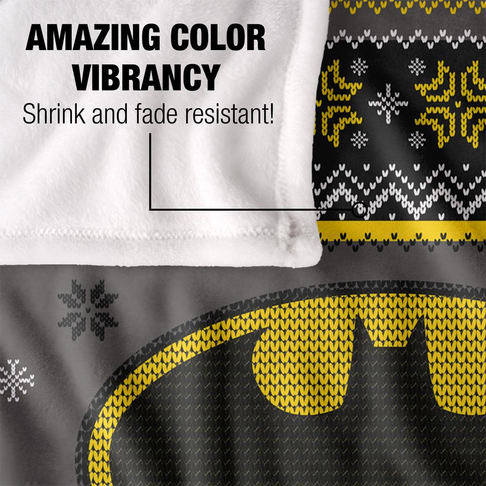 Multicoloured - Lifestyle - Batman Christmas Fair Isle Blanket