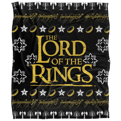 Multicoloured - Front - Lord Of The Rings Snowflake Blanket