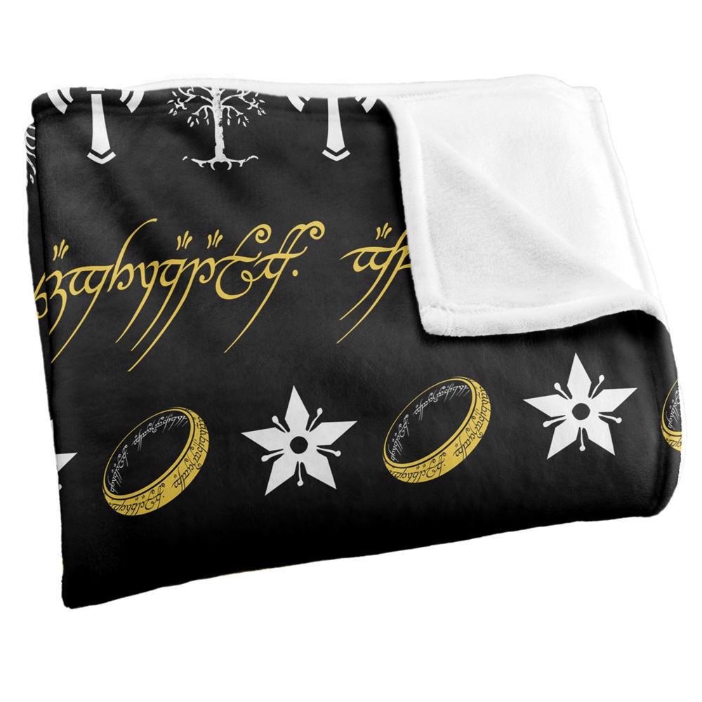 Multicoloured - Side - Lord Of The Rings Snowflake Blanket