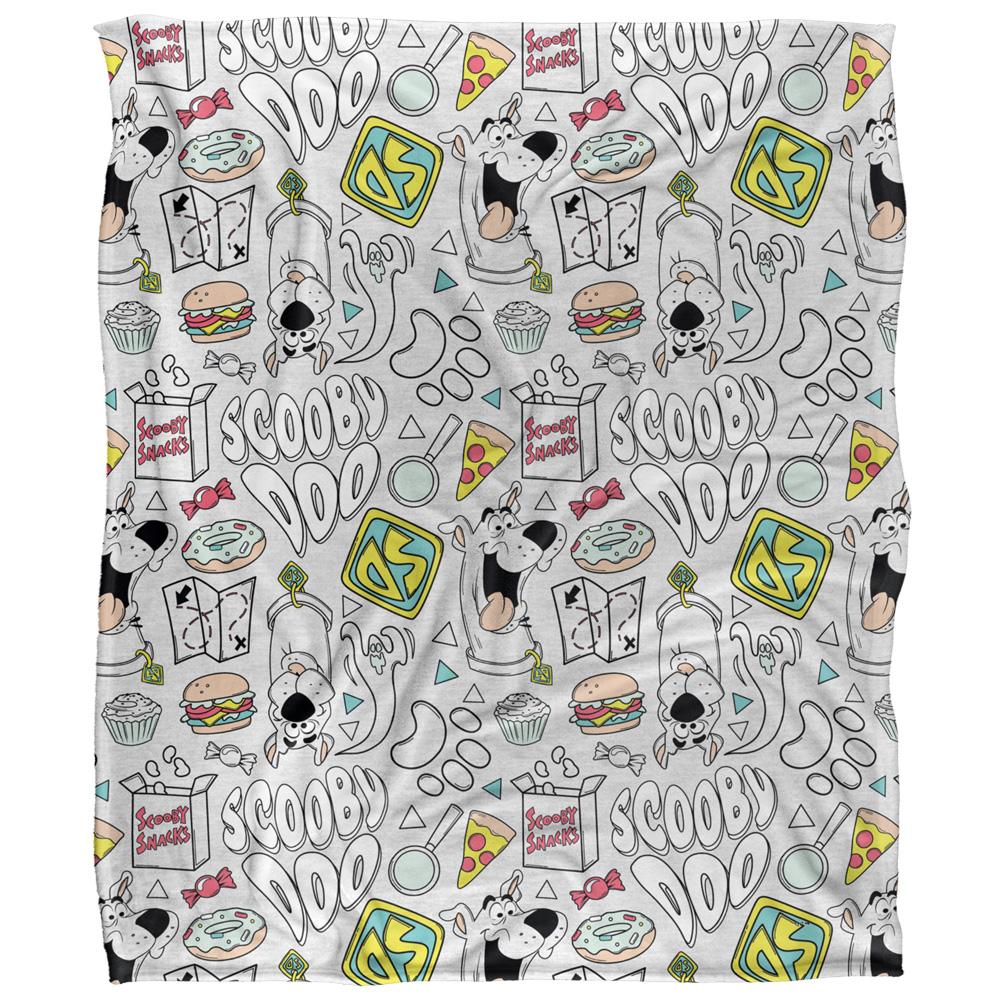 Multicoloured - Front - Scooby Doo Icons Blanket