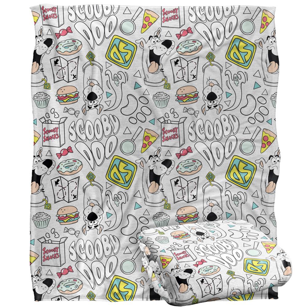 Multicoloured - Back - Scooby Doo Icons Blanket