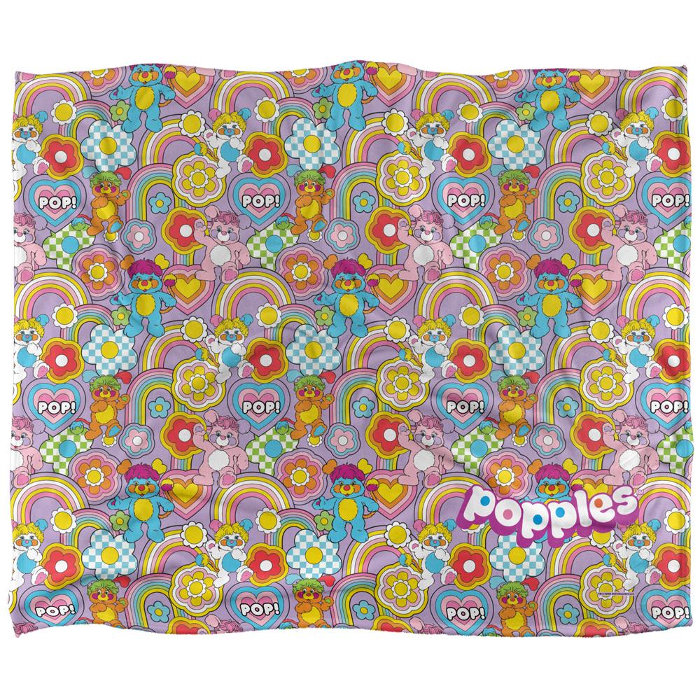 Multicoloured - Front - Popples Pop Blanket