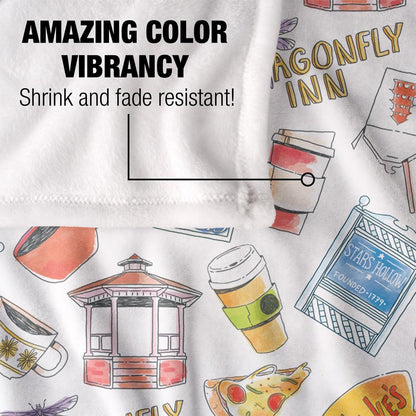 Multicoloured - Lifestyle - Gilmore Girls Icons Blanket