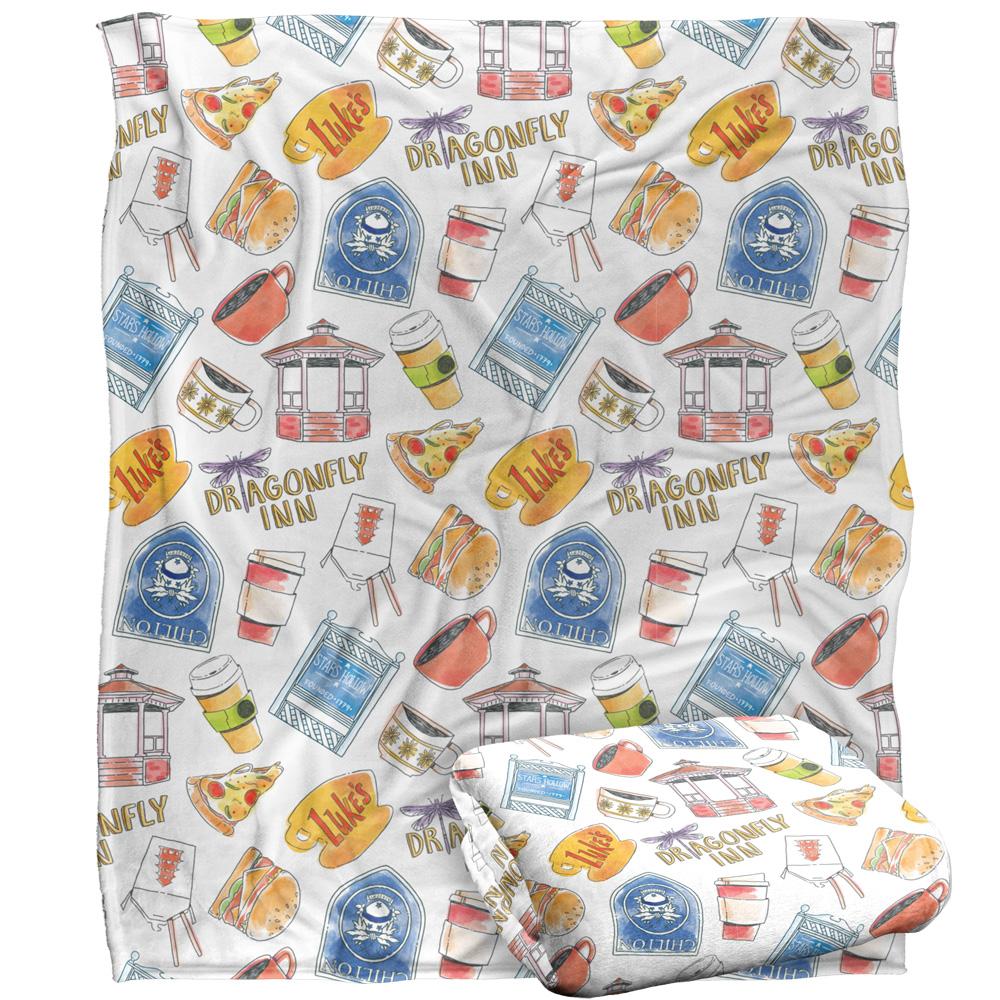 Multicoloured - Back - Gilmore Girls Icons Blanket