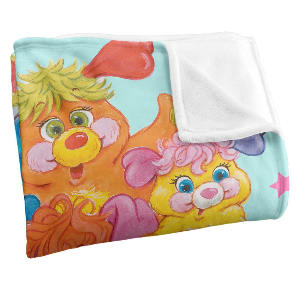 Multicoloured - Side - Popples Group Shot Blanket