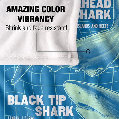 Multicoloured - Lifestyle - Shark Week Stats Blanket