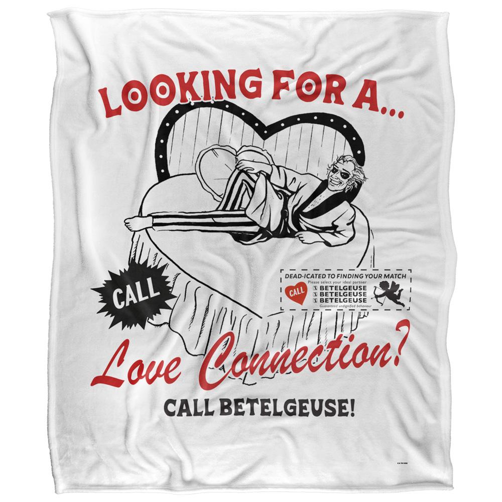 Multicoloured - Front - Beetlejuice Looking For A Love Connection? Blanket
