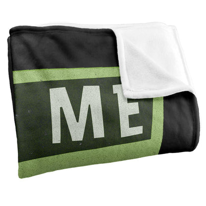 Multicoloured - Side - Beetlejuice Three Words Blanket
