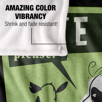 Multicoloured - Lifestyle - Beetlejuice Three Words Blanket