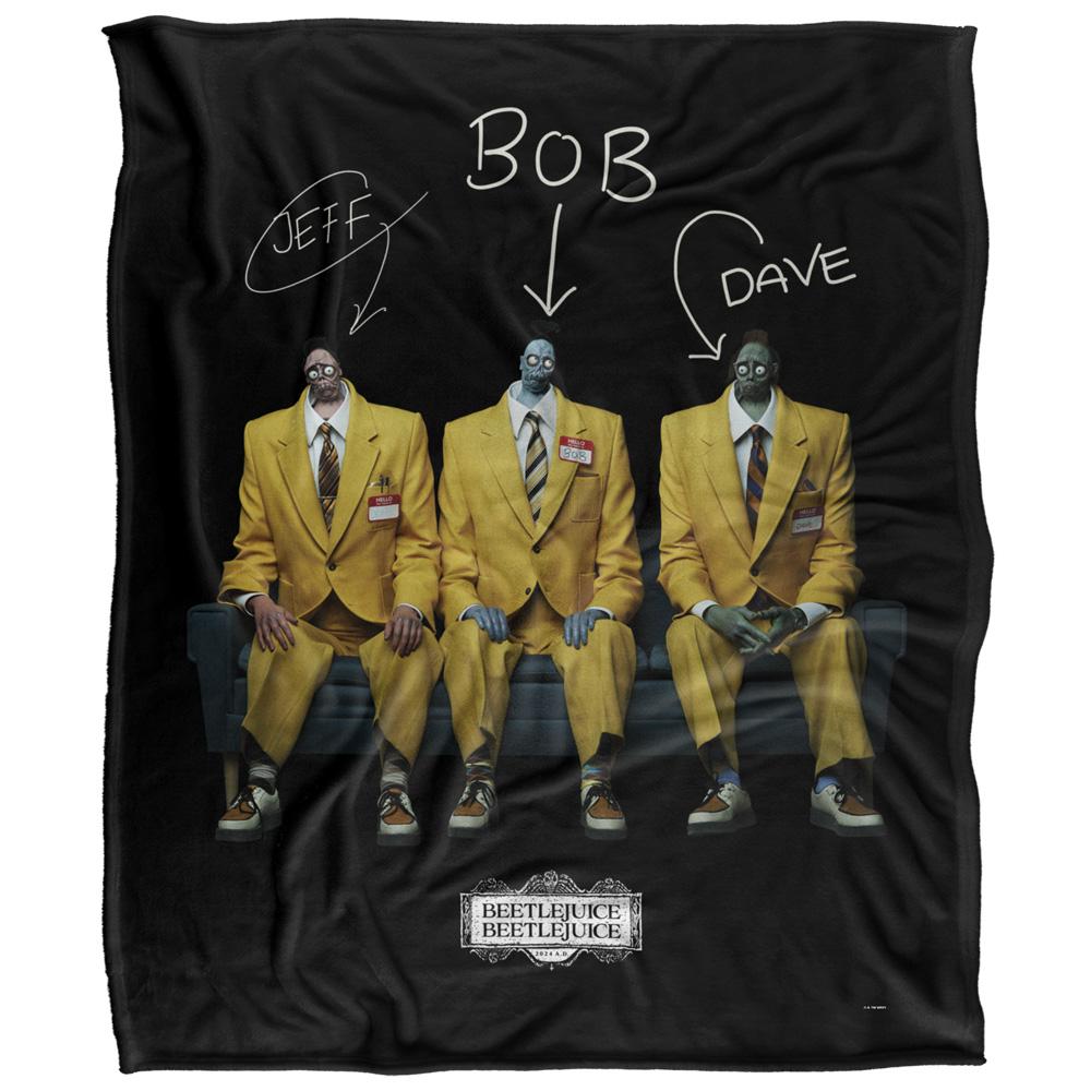 Multicoloured - Front - Beetlejuice Shrunken Heads Blanket