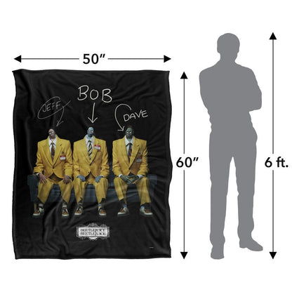 Multicoloured - Pack Shot - Beetlejuice Shrunken Heads Blanket