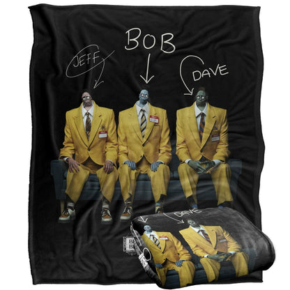 Multicoloured - Back - Beetlejuice Shrunken Heads Blanket