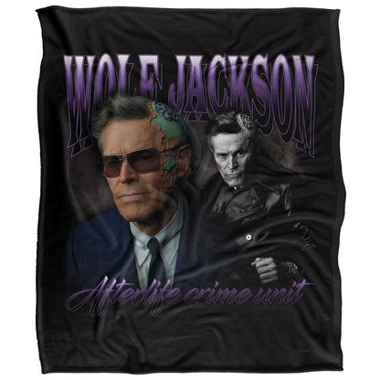 Multicoloured - Front - Beetlejuice Wolf Jackson Blanket