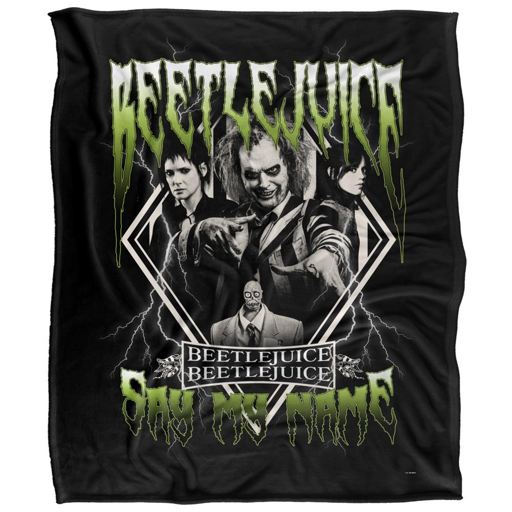 Multicoloured - Front - Beetlejuice Say My Name Group Shot Blanket