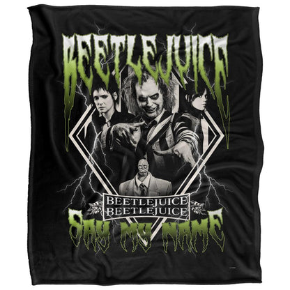 Multicoloured - Front - Beetlejuice Say My Name Group Shot Blanket