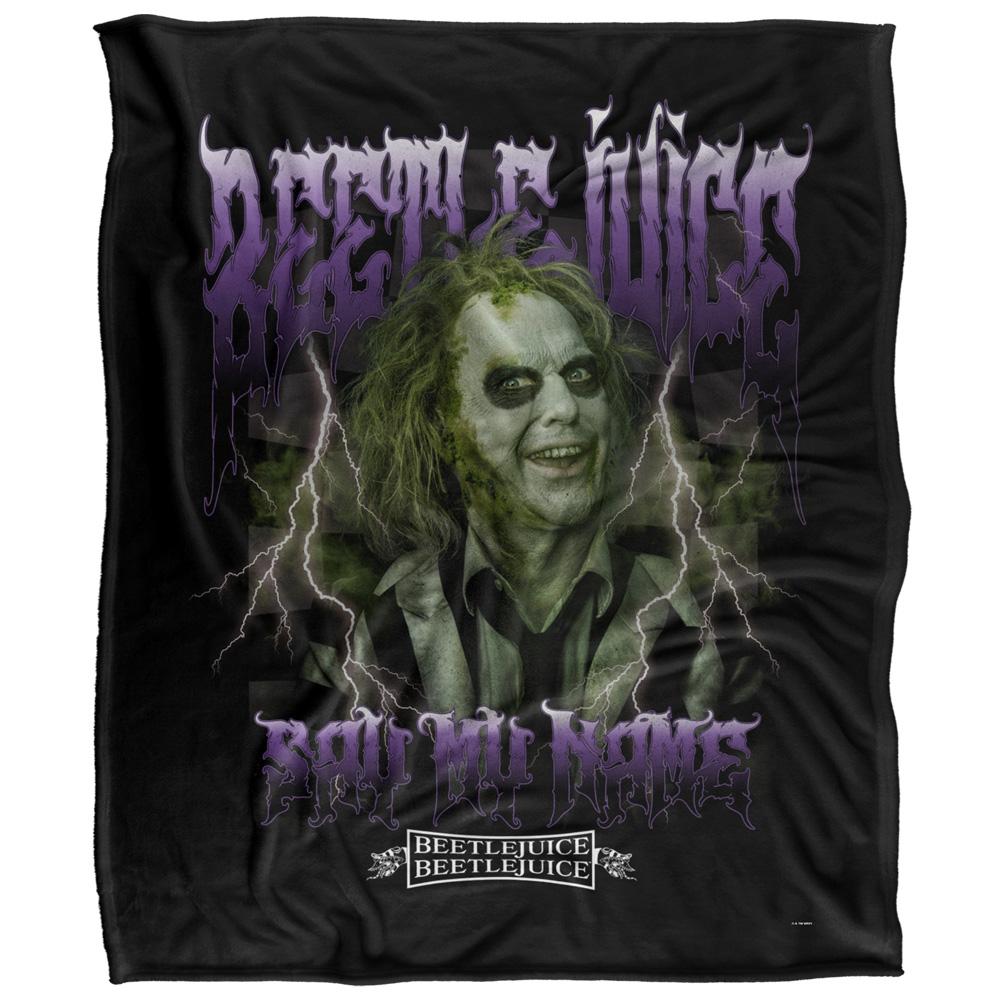 Multicoloured - Front - Beetlejuice Say My Name Blanket