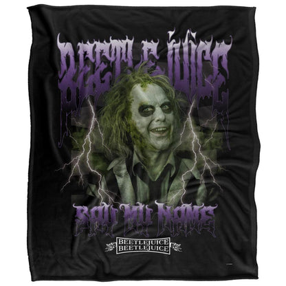 Multicoloured - Front - Beetlejuice Say My Name Blanket