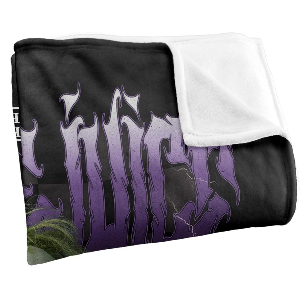 Multicoloured - Side - Beetlejuice Say My Name Blanket