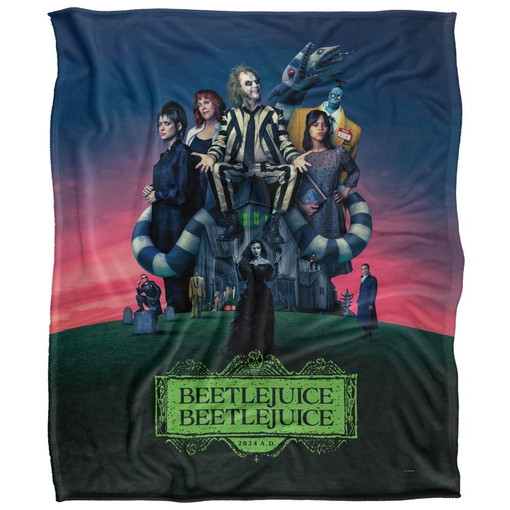 Multicoloured - Front - Beetlejuice Beetlejuice Movie Poster Blanket