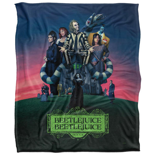Multicoloured - Front - Beetlejuice Beetlejuice Movie Poster Blanket