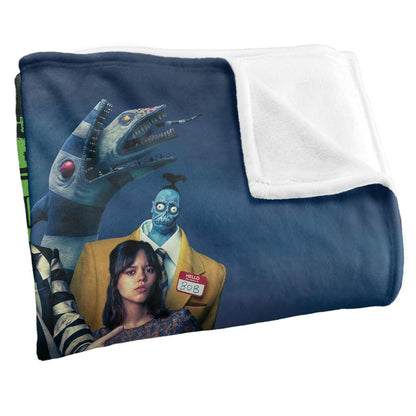 Multicoloured - Side - Beetlejuice Beetlejuice Movie Poster Blanket