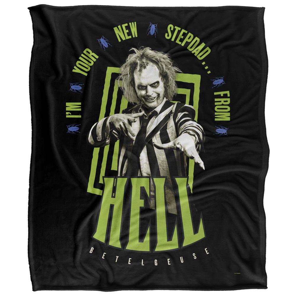 Multicoloured - Front - Beetlejuice Stepdad From Hell Blanket