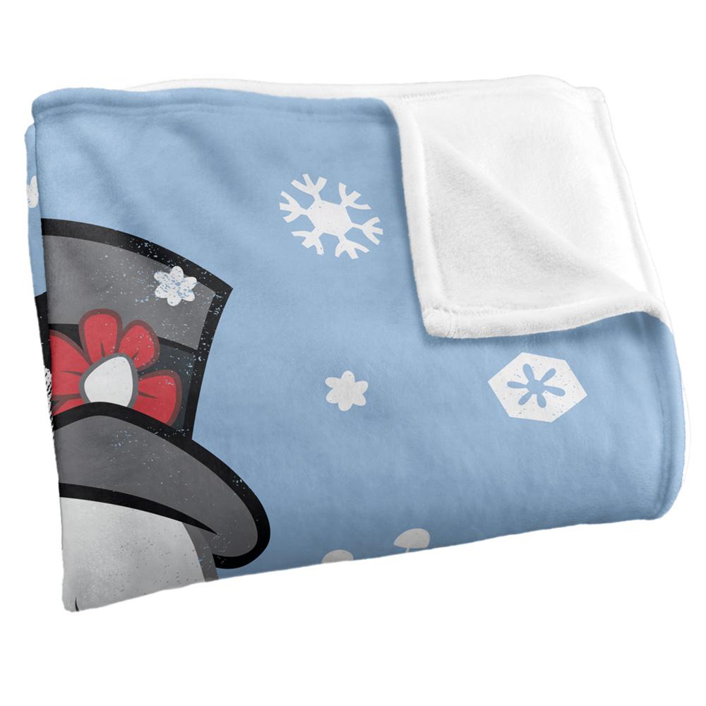 Multicoloured - Side - Frosty The Snowman I Love Snowdays Blanket