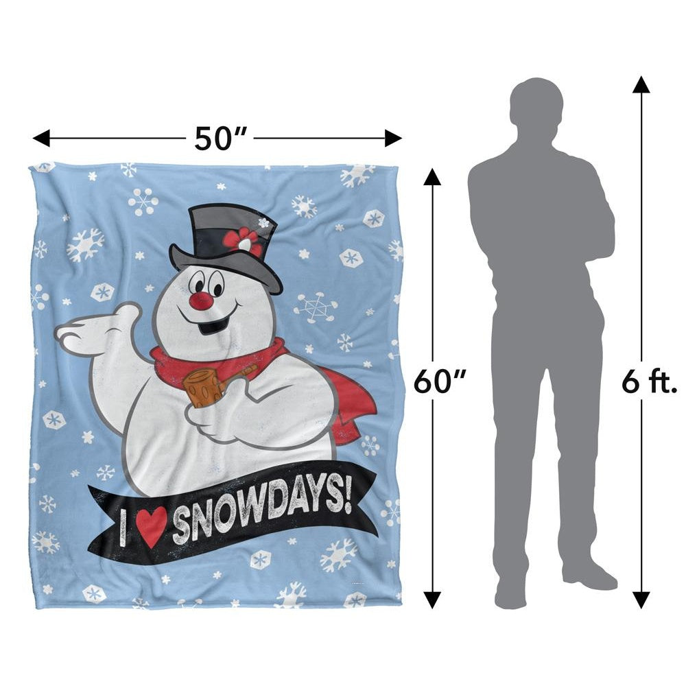 Multicoloured - Pack Shot - Frosty The Snowman I Love Snowdays Blanket