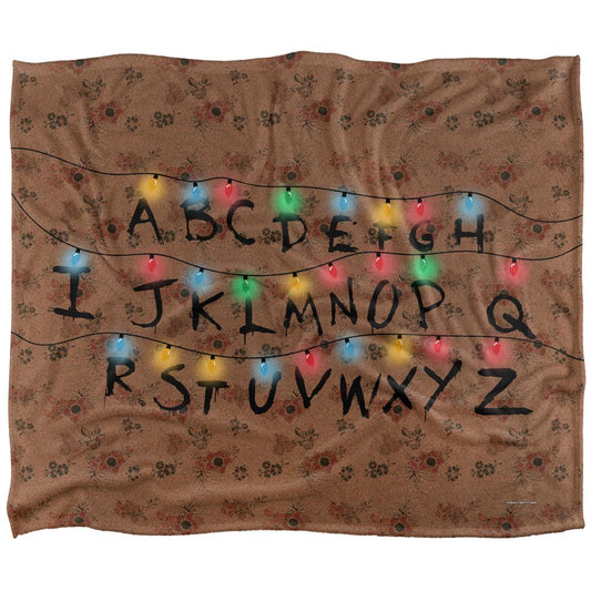 Multicoloured - Front - Stranger Things Alphabet Will Blanket
