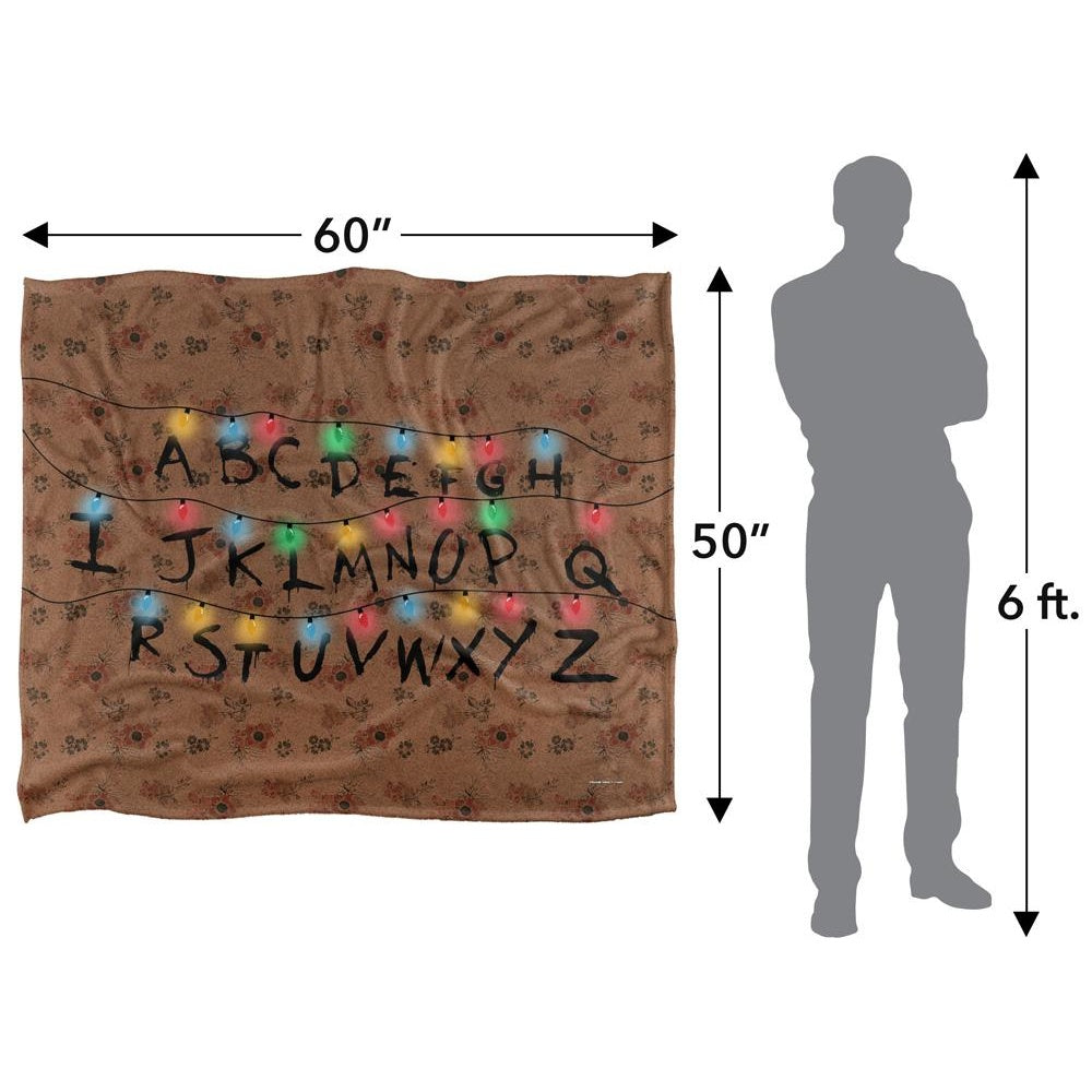 Multicoloured - Pack Shot - Stranger Things Alphabet Will Blanket