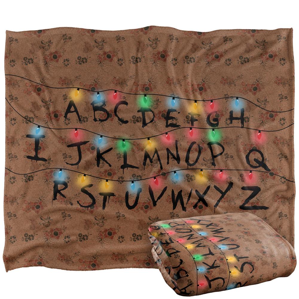 Multicoloured - Back - Stranger Things Alphabet Will Blanket