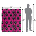 Multicoloured - Pack Shot - Squid Game Repeat Print Guards Blanket