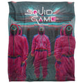 Multicoloured - Front - Squid Game Scene Guards Blanket