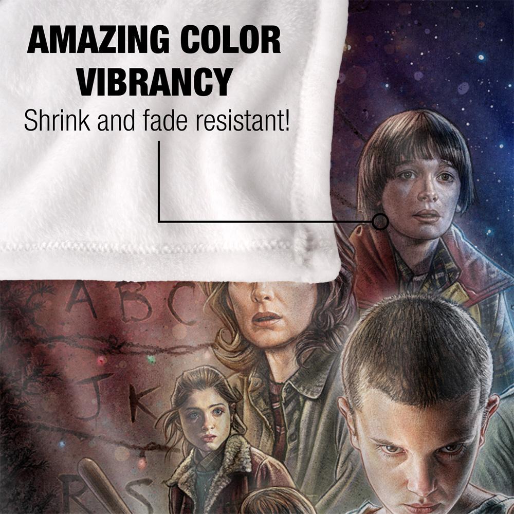 Multicoloured - Lifestyle - Stranger Things Poster Blanket