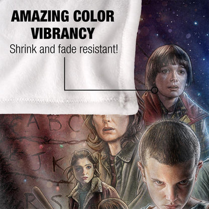 Multicoloured - Lifestyle - Stranger Things Poster Blanket