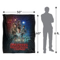 Multicoloured - Pack Shot - Stranger Things Poster Blanket
