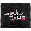 Multicoloured - Front - Squid Game Logo Blanket
