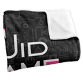 Multicoloured - Side - Squid Game Logo Blanket