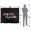 Multicoloured - Pack Shot - Squid Game Logo Blanket