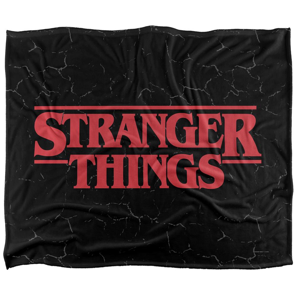 Multicoloured - Front - Stranger Things Logo Blanket