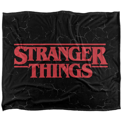 Multicoloured - Front - Stranger Things Logo Blanket