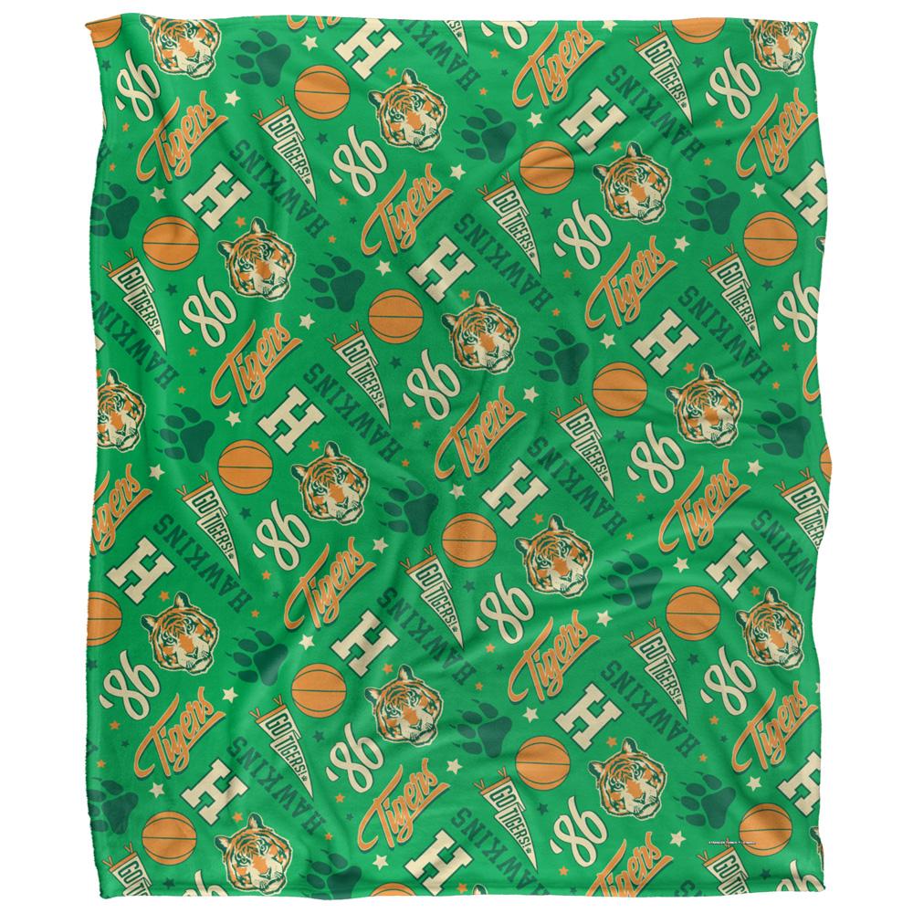 Multicoloured - Front - Stranger Things Hawkins High Blanket