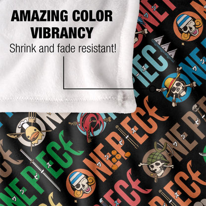 Multicoloured - Lifestyle - One Piece Repeat Logo Blanket