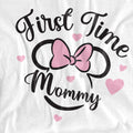 White - Pack Shot - Minnie Mouse Unisex Adult First Time Mommy T-Shirt