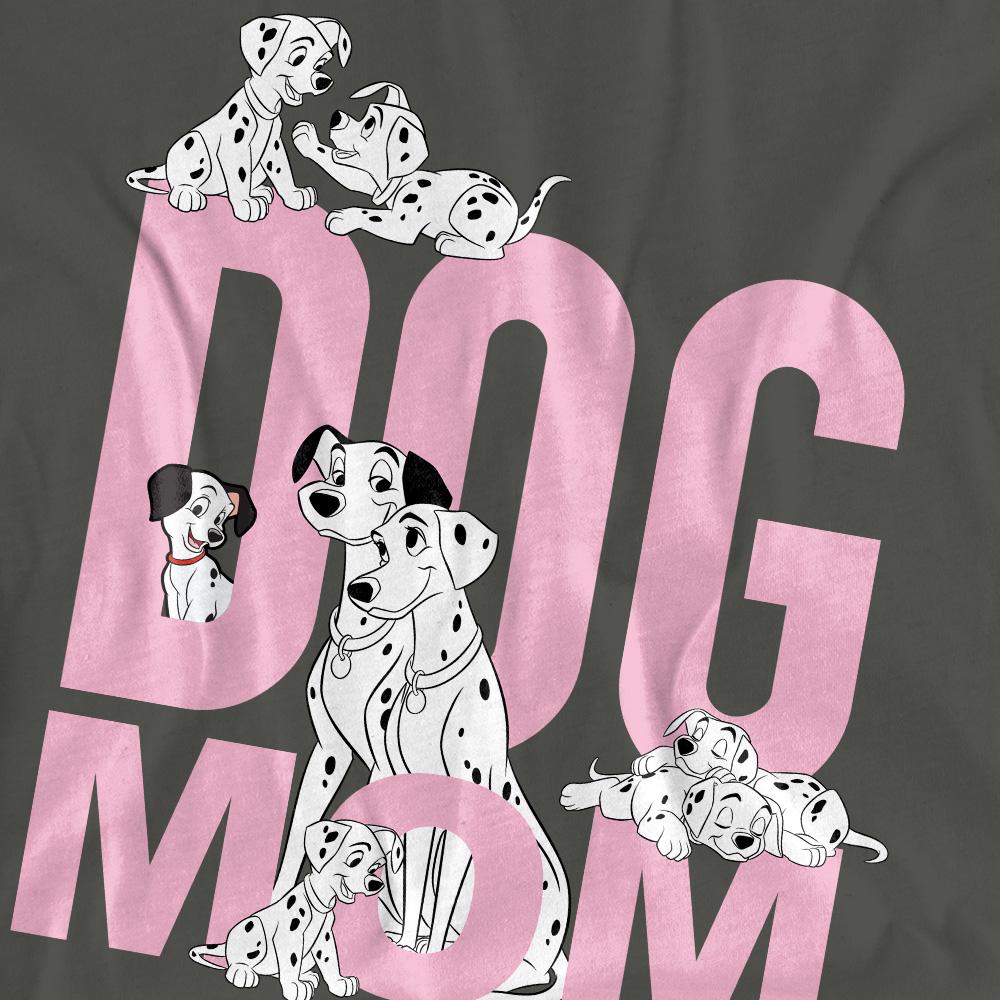 Light Graphite - Pack Shot - 101 Dalmatians Unisex Adult Dog Mom T-Shirt