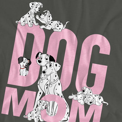 Light Graphite - Pack Shot - 101 Dalmatians Unisex Adult Dog Mom T-Shirt