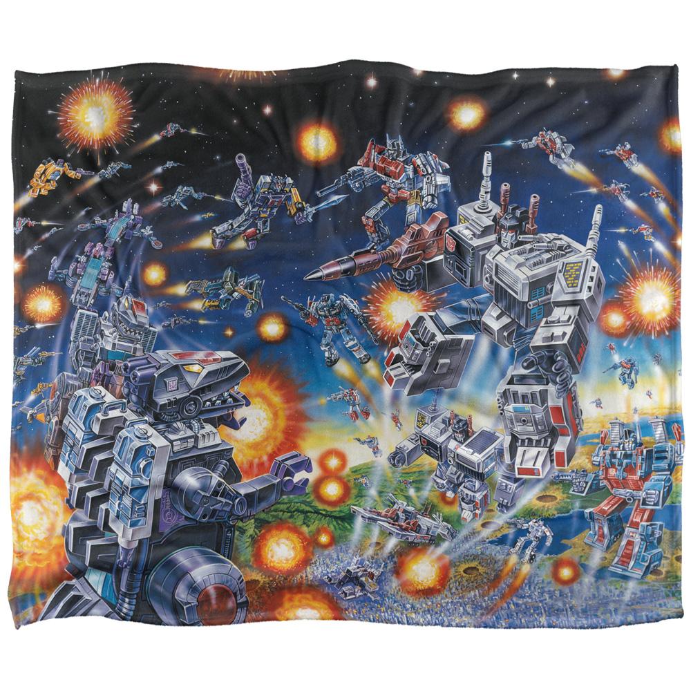 Multicoloured - Front - Transformers Art Decepticons Blanket