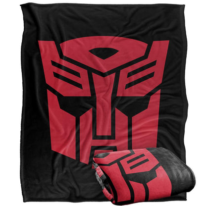 Multicoloured - Back - Transformers Autobots Logo Blanket