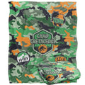 Multicoloured - Back - Jurassic Park Camp Cretaceous Camo Blanket